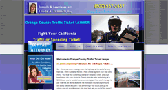 Desktop Screenshot of orangecountytrafficticketlawyer.com